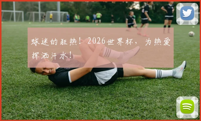 球迷的狂热！2026世界杯，为热爱挥洒汗水！